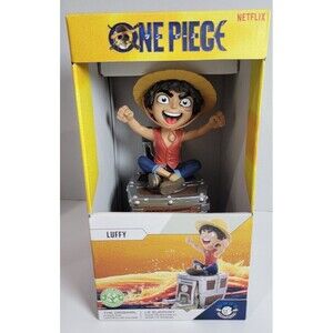 One Piece Luffy Phone & Controller Holder Figure EXG Cable Guys Netflix NIB